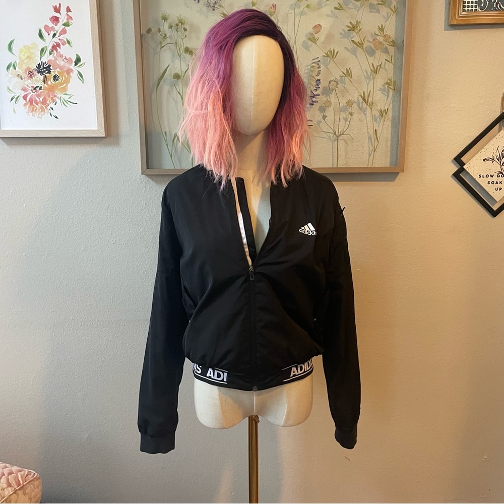 Adidas Fleece Lined Bomber Jacket